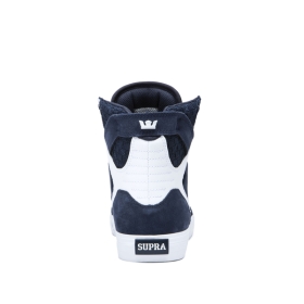 Supra Mens SKYTOP High Top Shoes Navy/Navy/white | US-27205